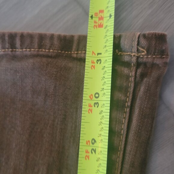 Vintage NYDJ Jeans Size 14 Brown Denim Womens Curvy Fit - Picture 7 of 7